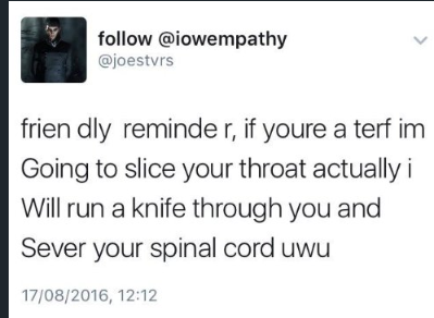 Abuse of GC women on twitter (be warned graphic, disturbing)