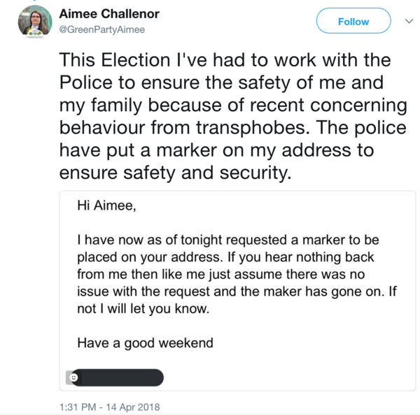 Green Party statement