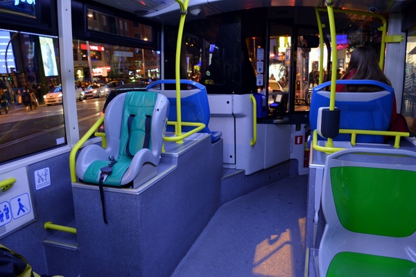 Selfish buggy users on buses