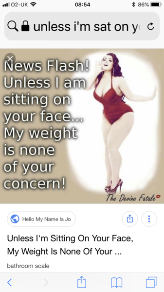 How do you react when someone calls you fat?