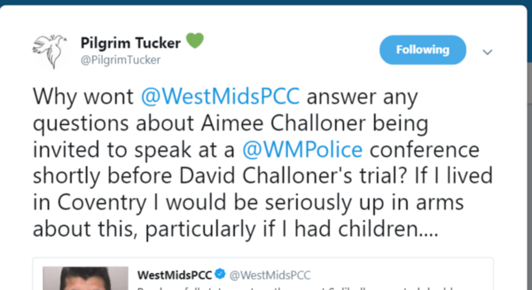 Aimee Challenor's resignation