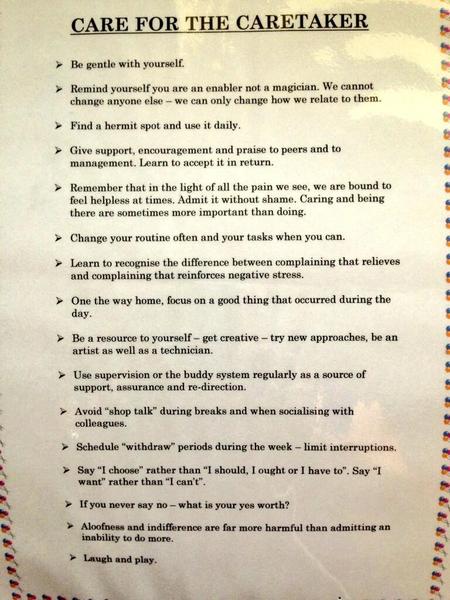 To ask for full time working life tips