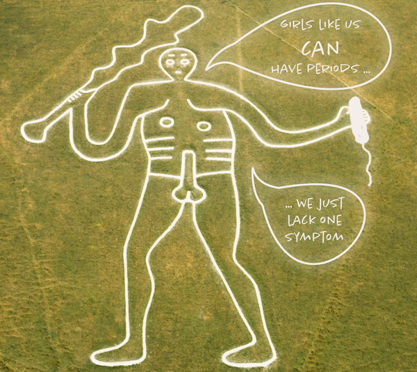 Anti-trans vandals are plastering vile ‘women don’t have penises’ stickers around London