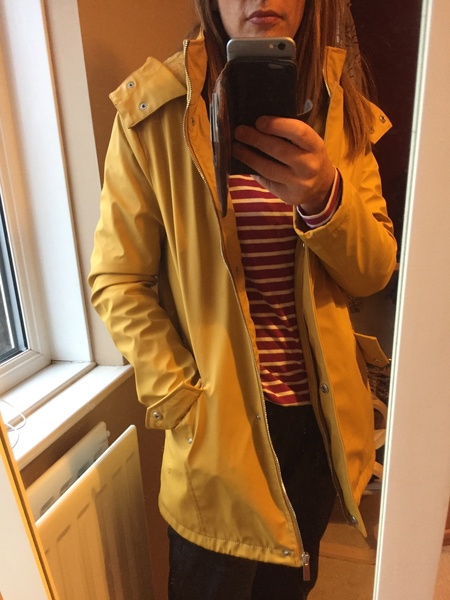 Naff or not yellow waterproof jacket