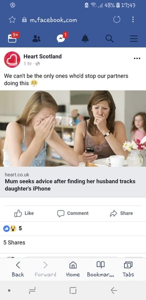Husband keeps tracking our daughter on find my friend on iPhone