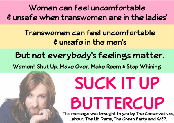 Anti-trans vandals are plastering vile ‘women don’t have penises’ stickers around London