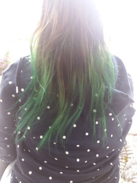 Green hair