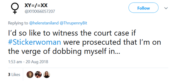 Anti-trans vandals are plastering vile ‘women don’t have penises’ stickers around London