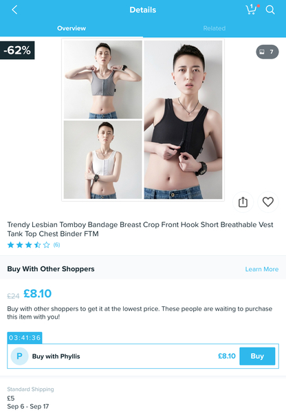 Binders tagged on Wish as "lesbian"