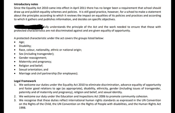 Has “Transgender” replaced “Gender Reassignment” in protected characteristics of Equality Act?