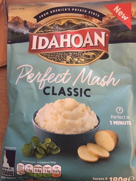 Instant mashed potato