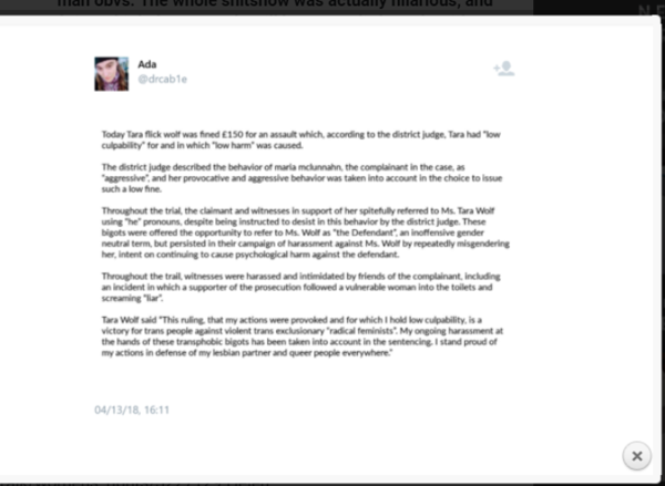 Jess Bradley - a government advisor on women's rights suspended by NUS over indecent blog. Part iii