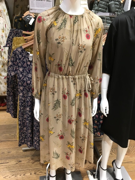 Saw a green midi length dress with loads of meadow flowers, i must find it please help!