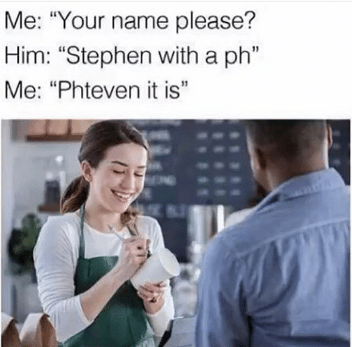 What name can Starbucks definitely not get wrong?