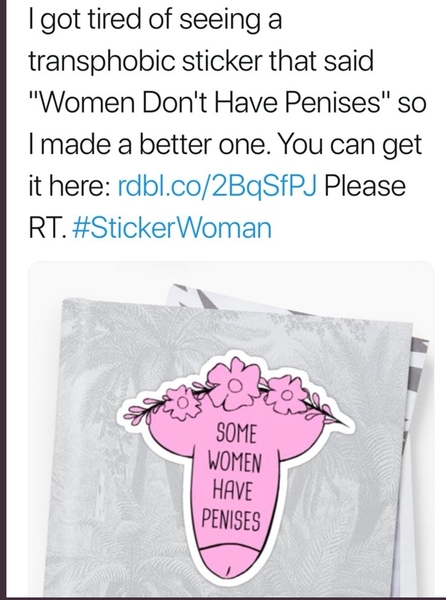 Anti-trans vandals are plastering vile ‘women don’t have penises’ stickers around London