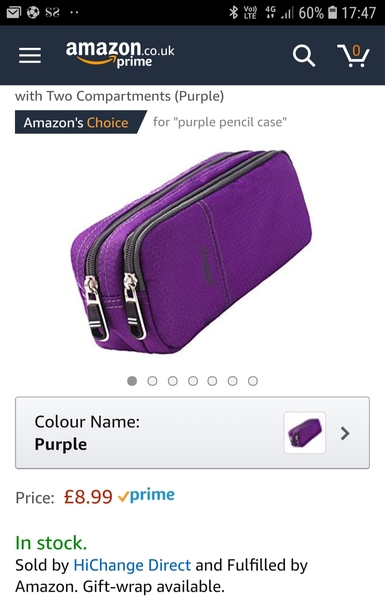 To ask for teenage pencil case advice?