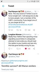 Examples of Silencing in trans debate?
