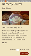 To ask what you use on acne?