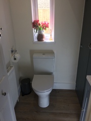What lay -out would you use for a downstairs loo in this space?