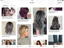 Growing out grey hair from a fashion colour