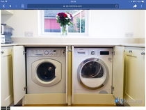 AIBU to have a visible washing machine and tumble dryer in kitchen-diner