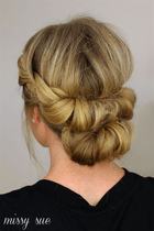 What's a good alternative to putting my hair in a ponytail or rather pathetic bun?