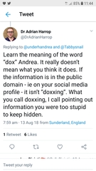 Dr Adrian Harrop - Dr Misogyny is pursuing another woman.