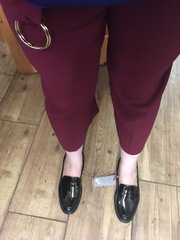 Footwear for cropped trousers