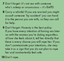 I don't agree this is victim blaming