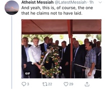 So he lied then