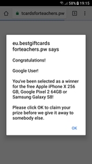 Repeated pop up attempts