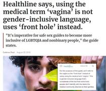 Not only do we NOT want to our biological terms appropriated, apparently the new terms are our fault too...
