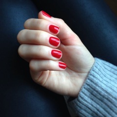 Would you consider a classic red polish suitable for work?