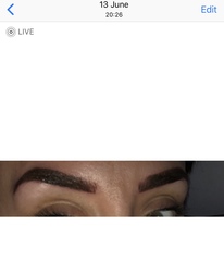 Micro blading is this a disaster or not? (picture included)