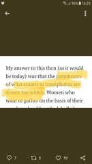 Examples of Silencing in trans debate?