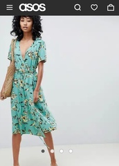 Saw a green midi length dress with loads of meadow flowers, i must find it please help!