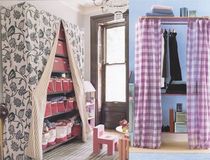 How do I make a wardrobe with no doors more attractive?