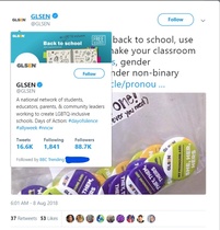 Misgendering.