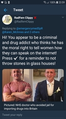 Dr Adrian Harrop - Dr Misogyny is pursuing another woman.