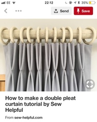 Calling Curtain pro's!! poles, pleats...!
