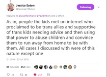 Paedophile expert warns of transitioning as a ploy