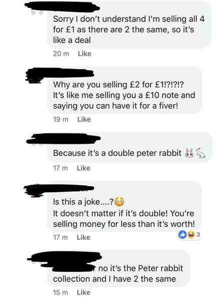 This poor lady is extremely confused.....