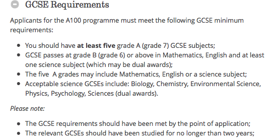 To think medicine at university is unlikely with these GCSE results?