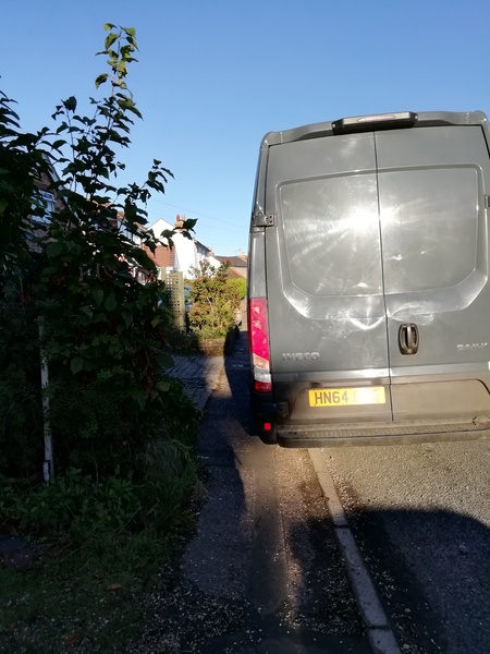To think the pavement is for pedestrians