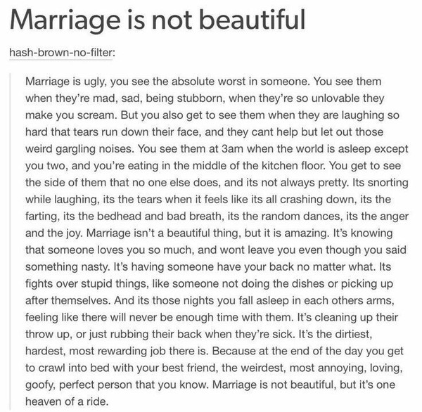 Wedding reading from song lyrics?