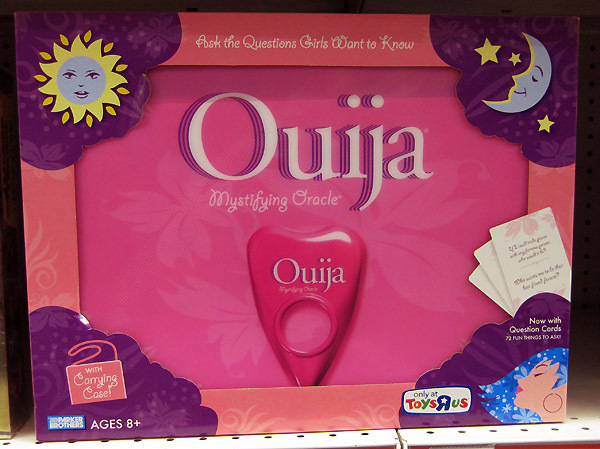 To do a ouija board on my own?