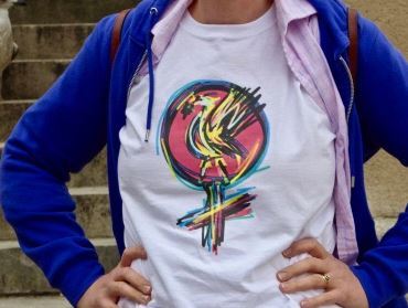Adult human female t-shirts