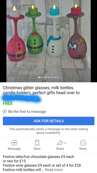 new Facebook shite tat page, Xmas edition