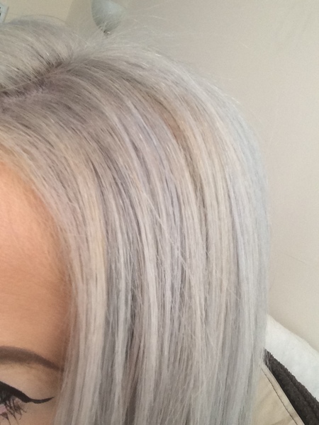 hairdressers advice?! silver hair...