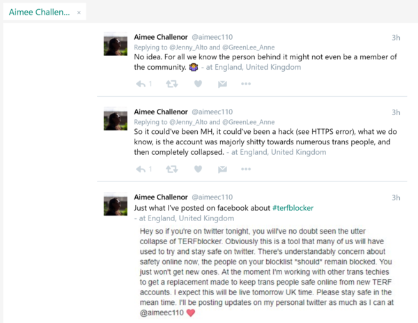 The TerFblocker list